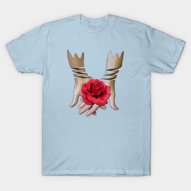 Love in Hand T-Shirt by WSTAIRS